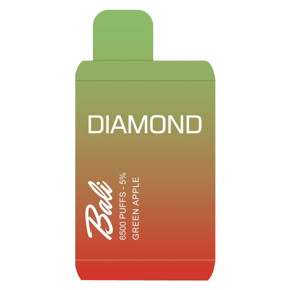 Bali Diamond 6500 Puffs - Green Apple image 0