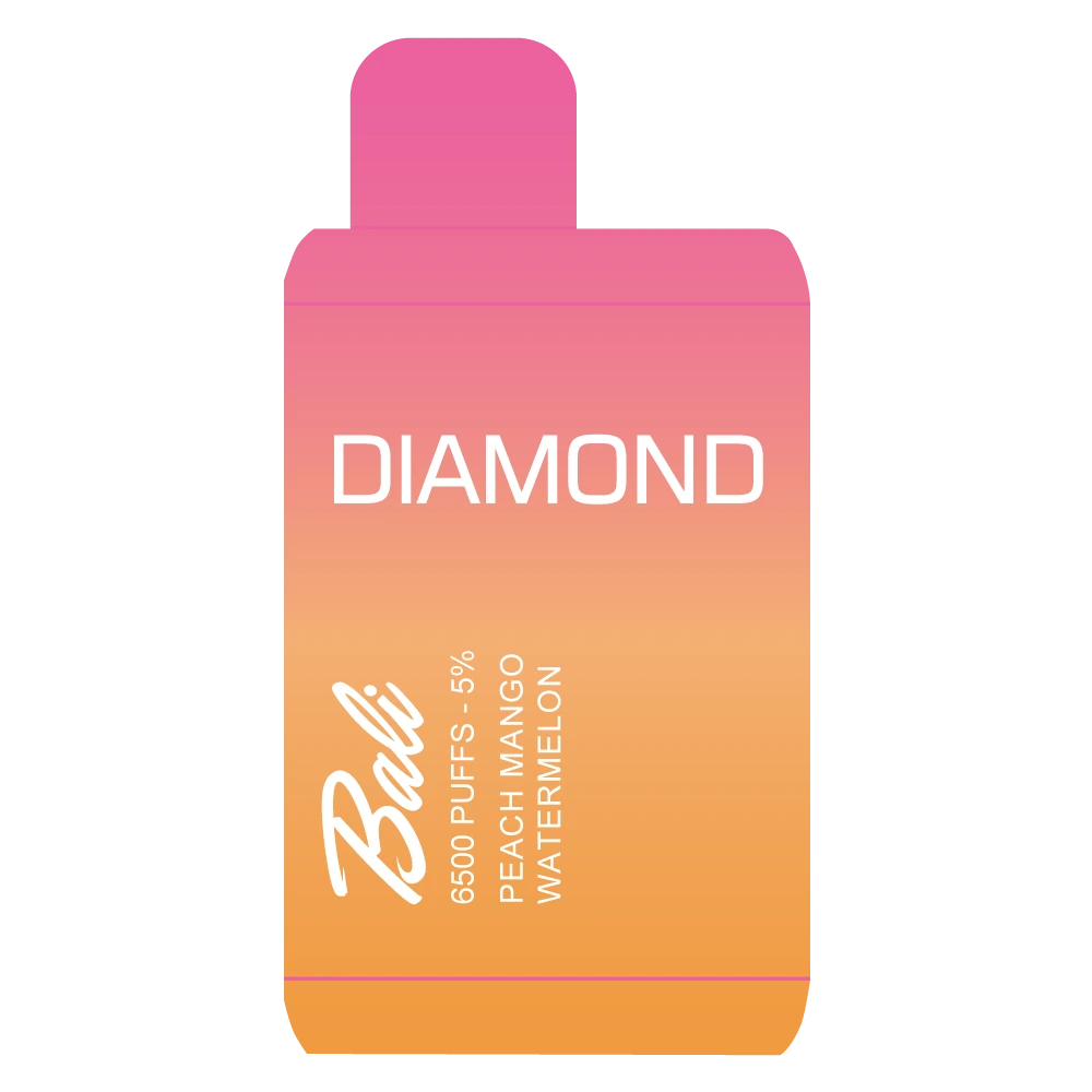 Bali Diamond 6500 Puffs - Peach Mango Watermelon image 0