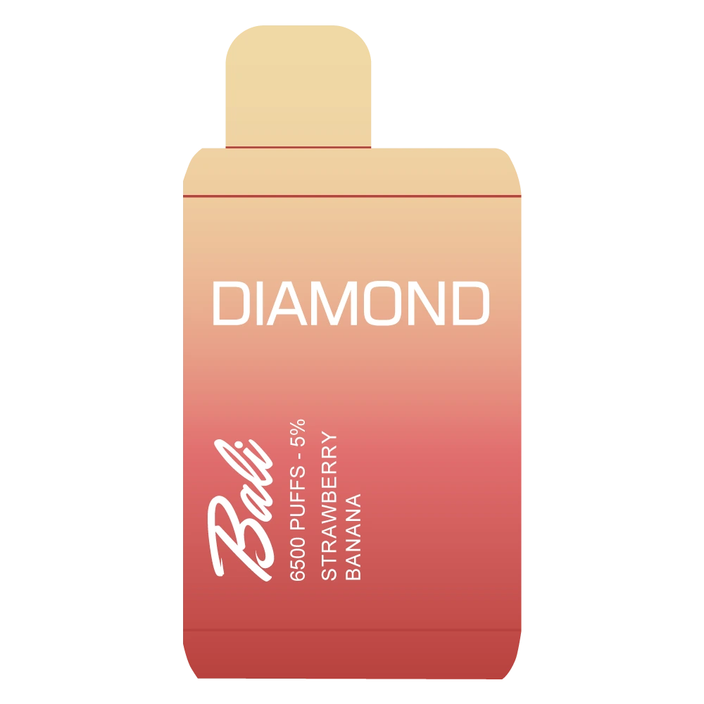 Bali Diamond 6500 Puffs - Strawberry Banana image 0