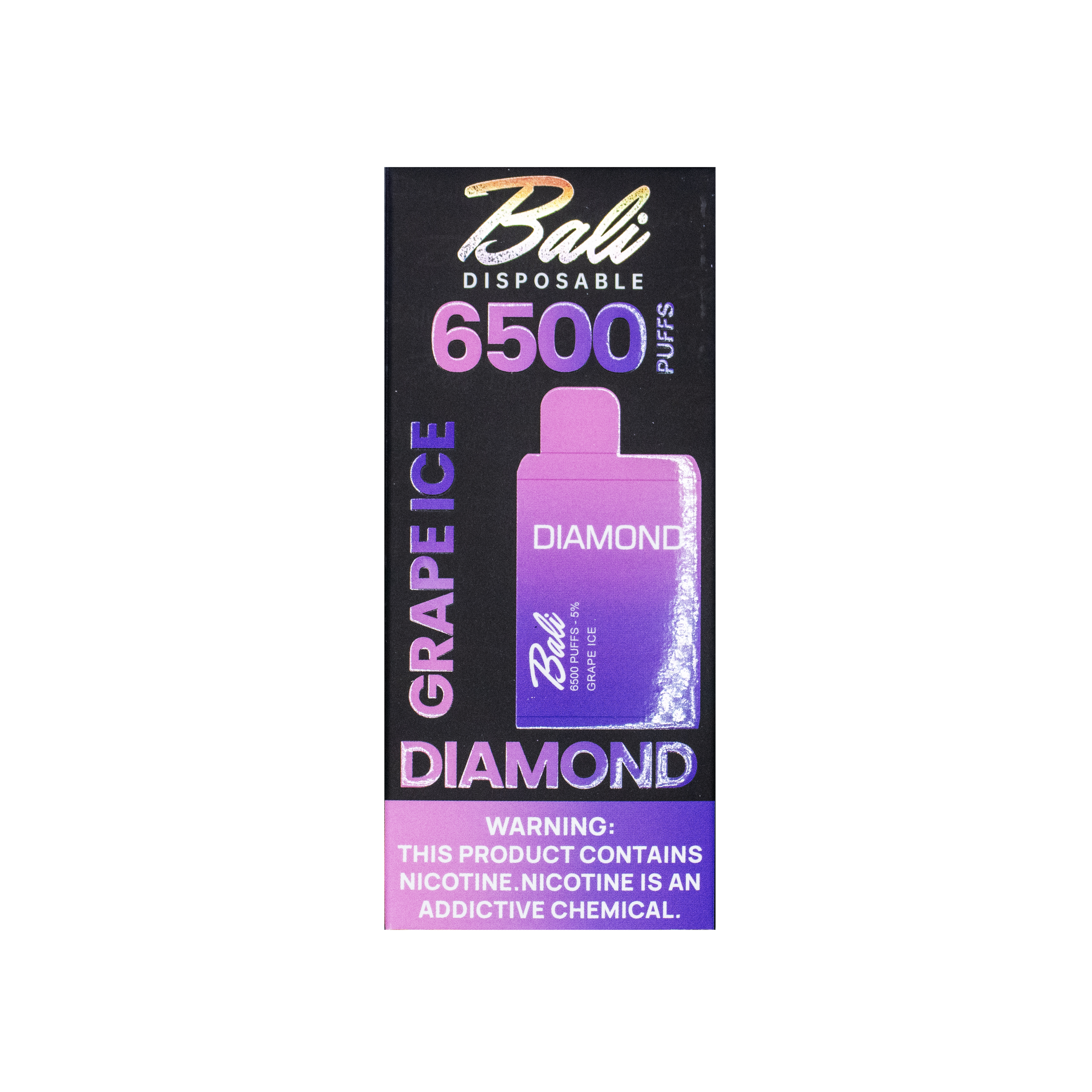 Bali Diamond 6500 Puffs - Black Ice